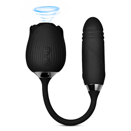 Sucking Rose with Thrusting Vibrator