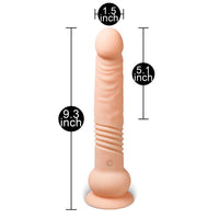 Vibrating and Thrusting Dildo