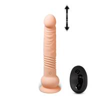 Vibrating and Thrusting Dildo