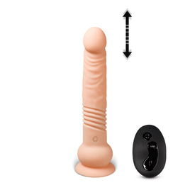 Vibrating and Thrusting Dildo